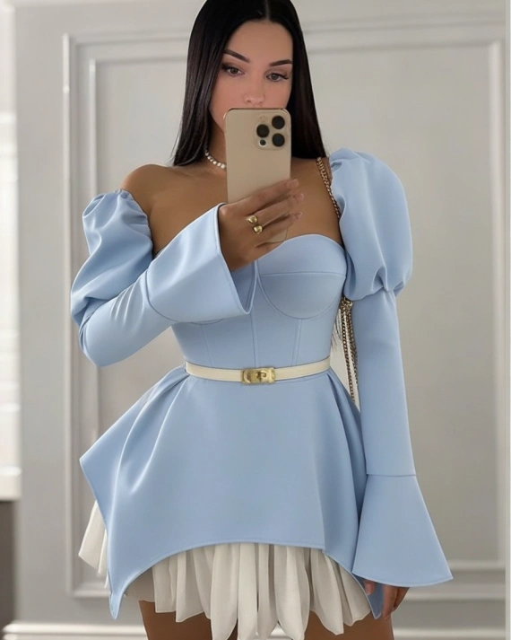 Rochie Kristina Bleu