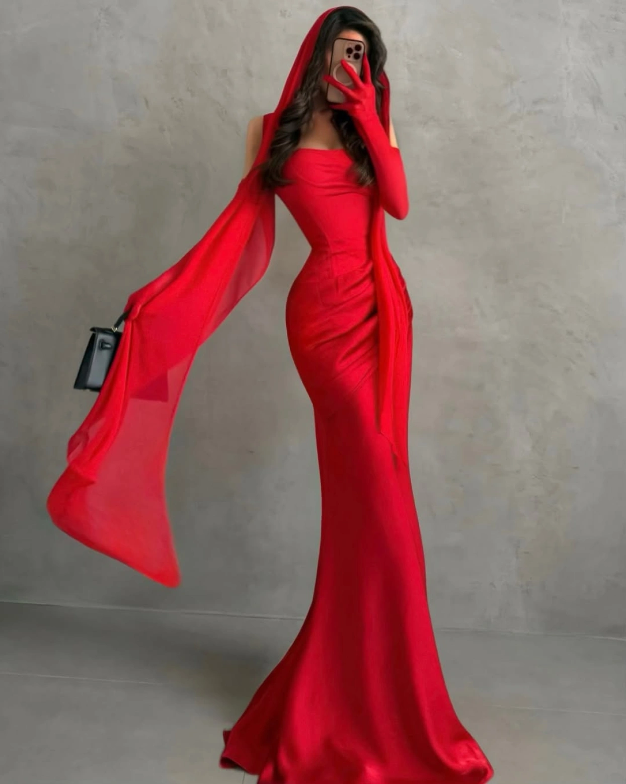 Rochia Timeea Rosu tafta elastica