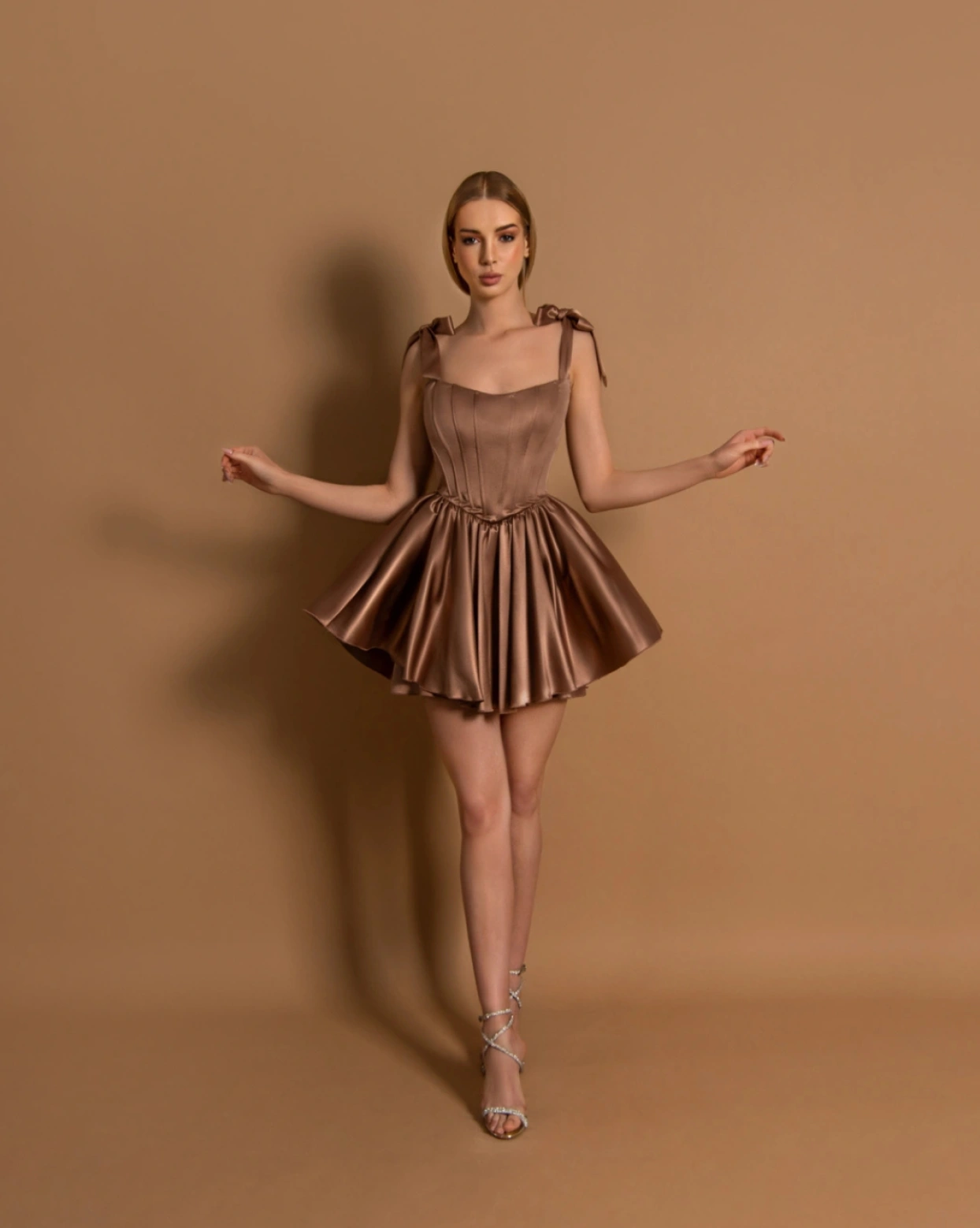 Rochie mini Renee Maroon (fusta pantalon) Rochie mini Renee Maroon (fusta pantalon)