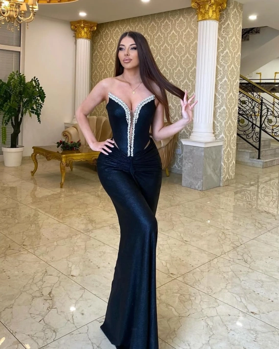 Rochie maxi Yelena Negru