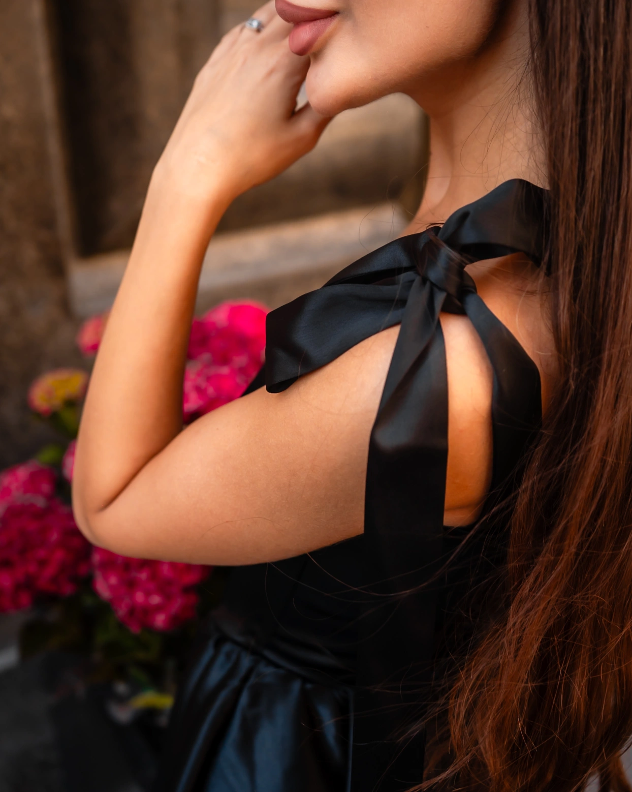 Rochie mini Renee Negru (fusta pantalon) Rochie mini Renee Negru (fusta pantalon)