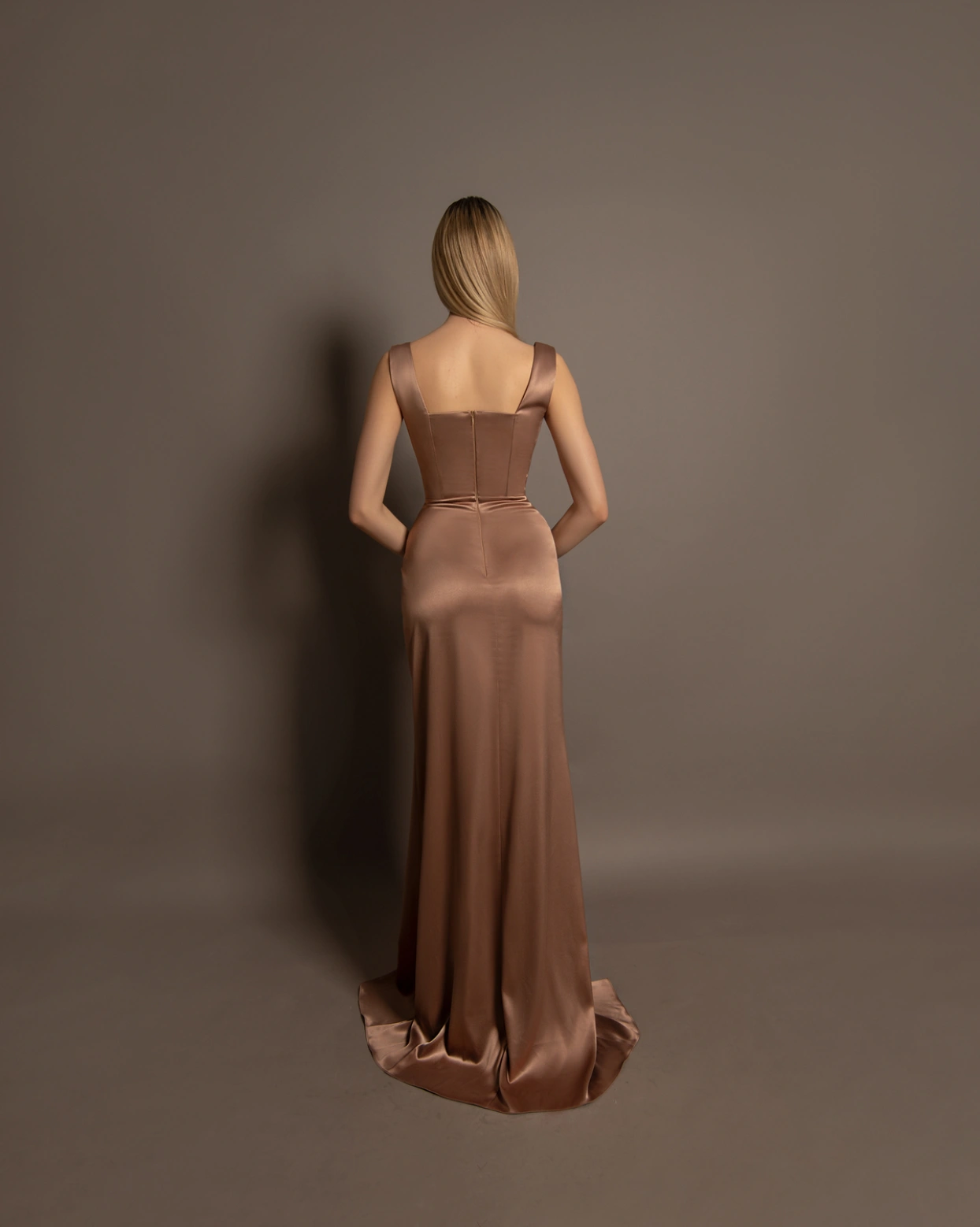 Rochie lunga Mademoiselle Nude OUTLET