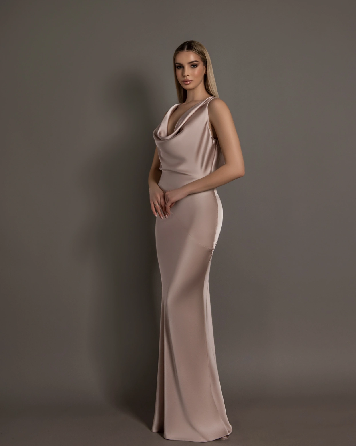 Rochie maxi Cataleya Mousse OUTLET
