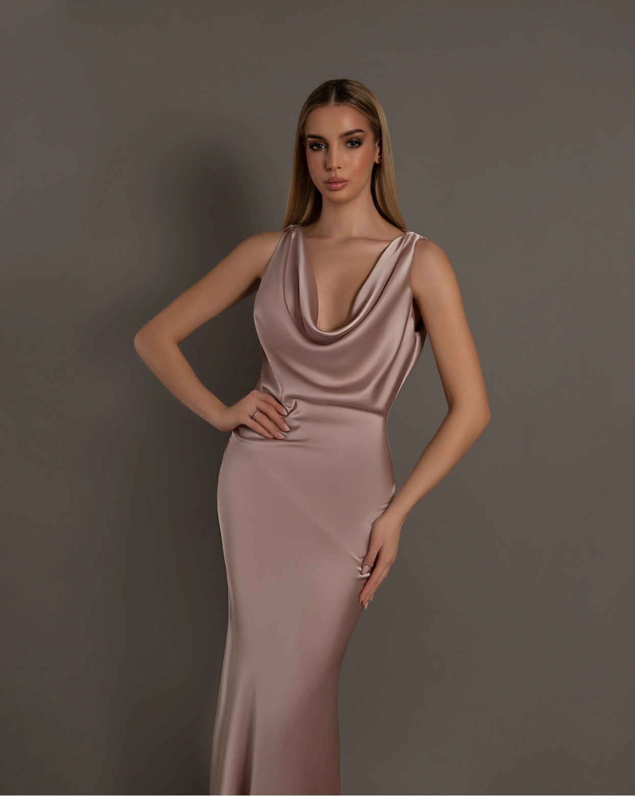 Rochie maxi Cataleya Mousse OUTLET